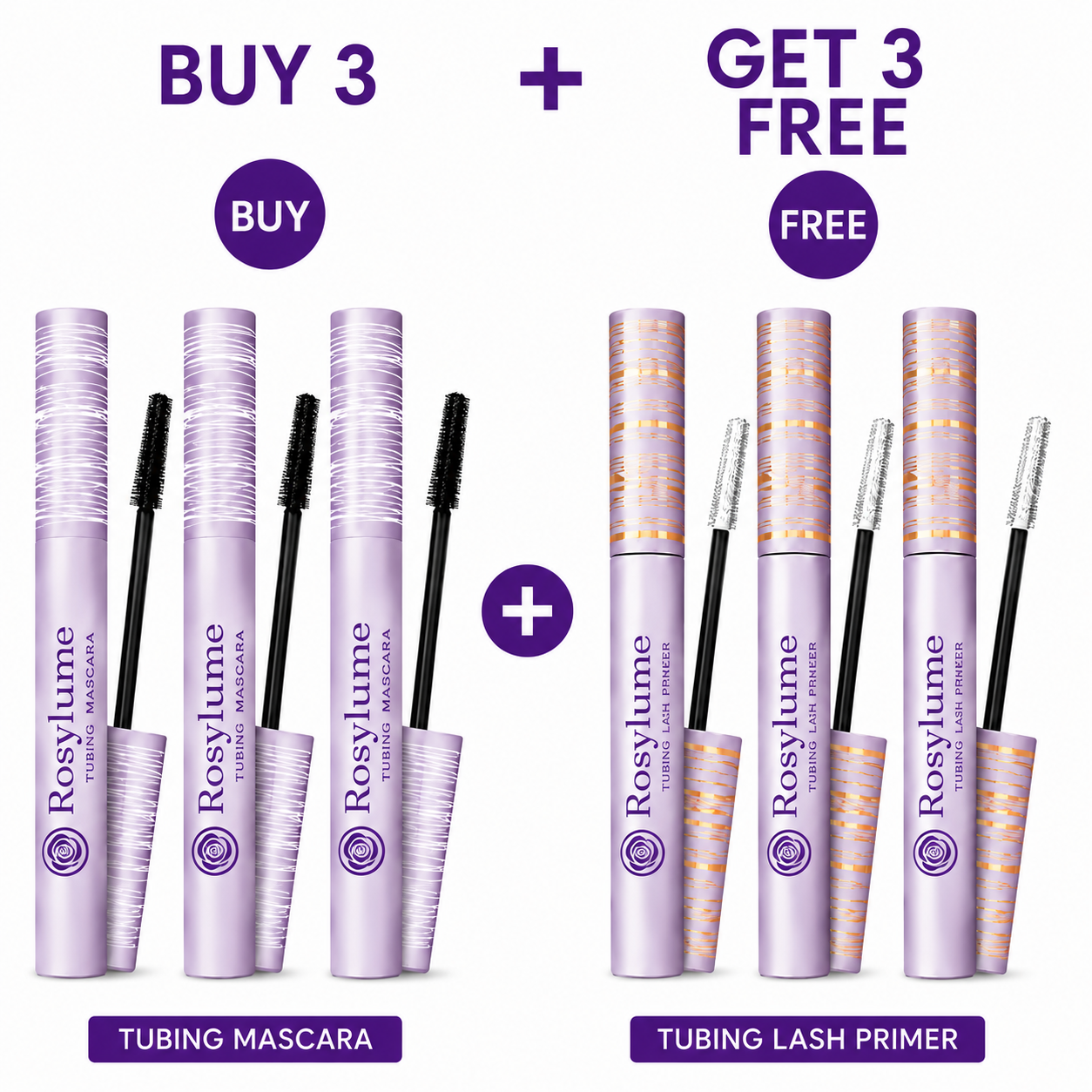 🔥Limited-Time Discount — Just $9.9 Each!🔥Rosylume Tubing Mascara & Primer