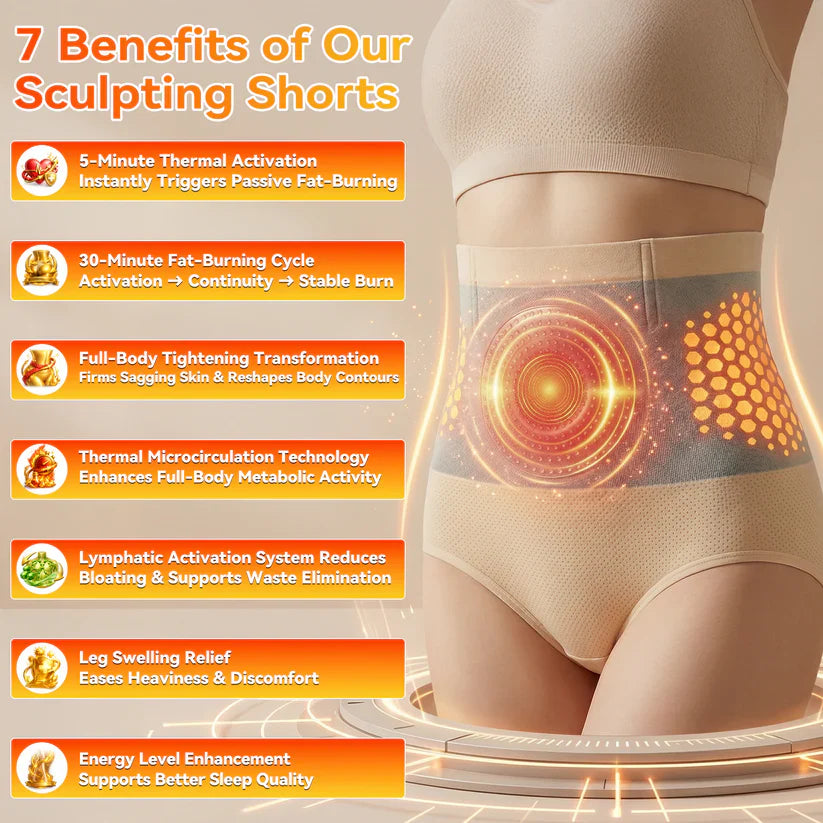 🎖️Official Brand Store |Rosylume®🐉✨2026 Moringa & Berberine 4-in-1 Micro-Particle Sculpting & Fat-Burn Shorts.