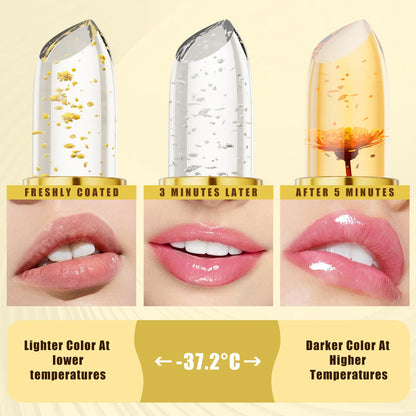 Rosylume Color-Changing Gold Leaf Lipstick