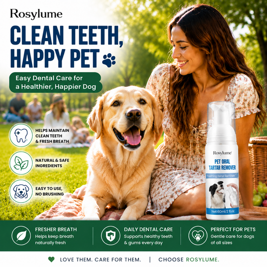 🌟Last Day of the Sale!!🎁Rosylume | Edible Pet Dental Plaque Remover