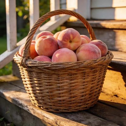 🔥 65K+ SOLD! 🍑 Rosylume "Honey Red" Dwarf Peach Tree Live Seeds